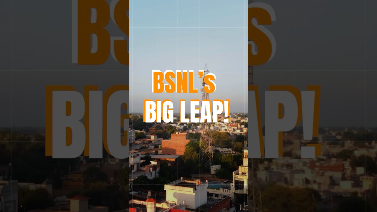 BSNL&rsquo;s Big Leap! #bsnl #trending #shorts #telecom #network #tower #dot
