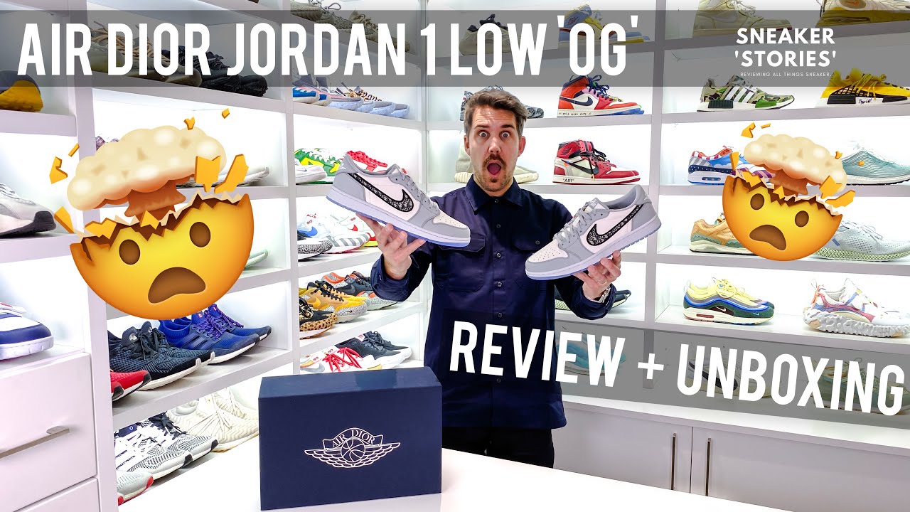 $7500 / R130k Nike Air Dior Jordan 1 Low OG's ! (Unboxing + Review)