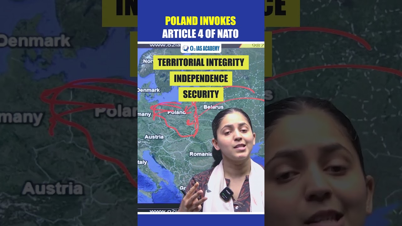 Poland Invokes Article 4 of NATO #upsc