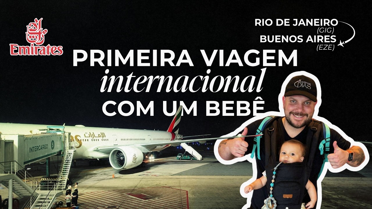 Como é viajar com bebê de colo na Emirates? | Ep. #123 @viajandoporgdias