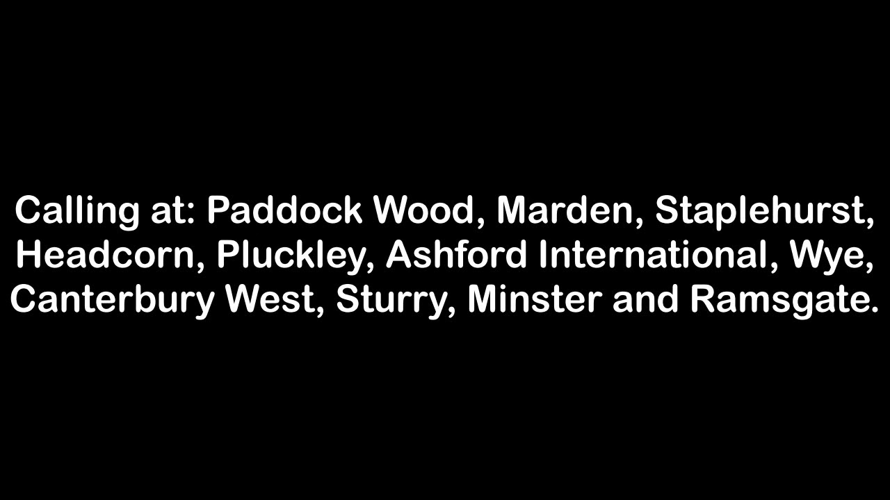 Tonbridge Announcements 27/08/20