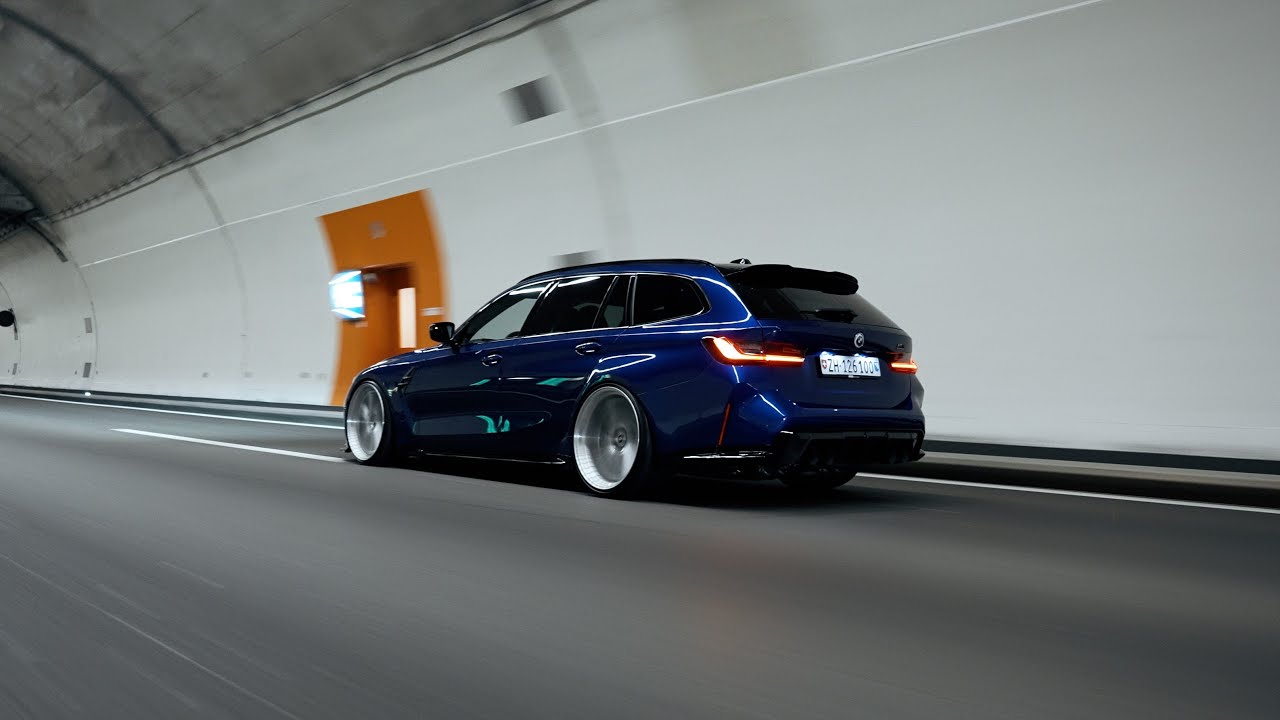 Wild BMW M3 Touring G81 | Night Run | 4K