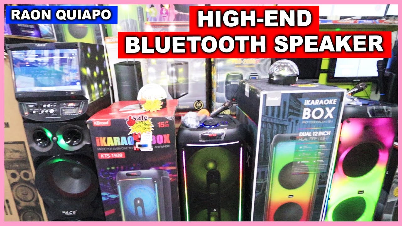 BILIHAN NG MURANG HIGH-END BLUETOOTH SPEAKER SA RAON QUIAPO | Capiosa General Merchandise | Part 1