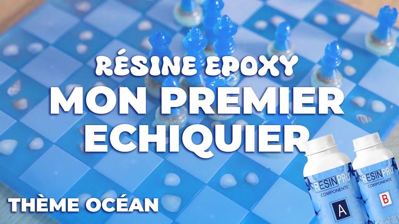 Je réalise mon premier échiquier — RESINE EPOXY👨‍🔬