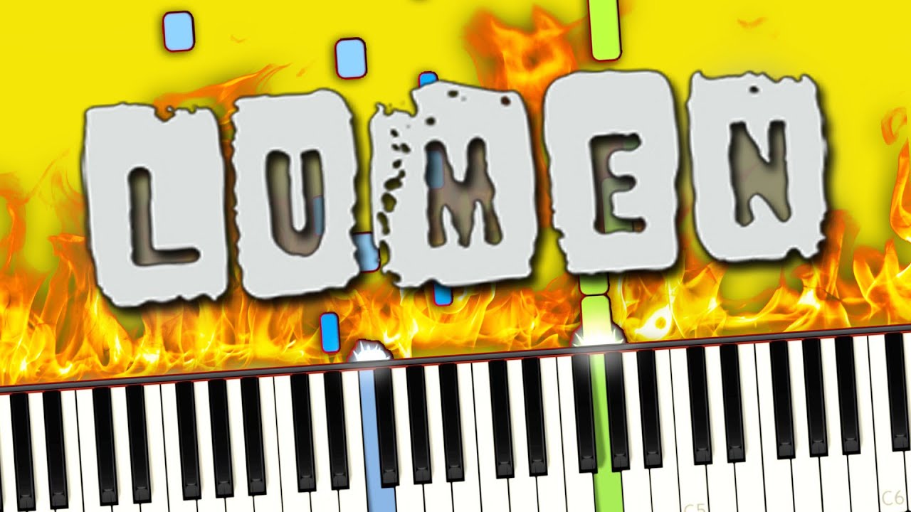 Люмен - Гореть на пианино (ноты и midi) - Sythesia Piano Cover