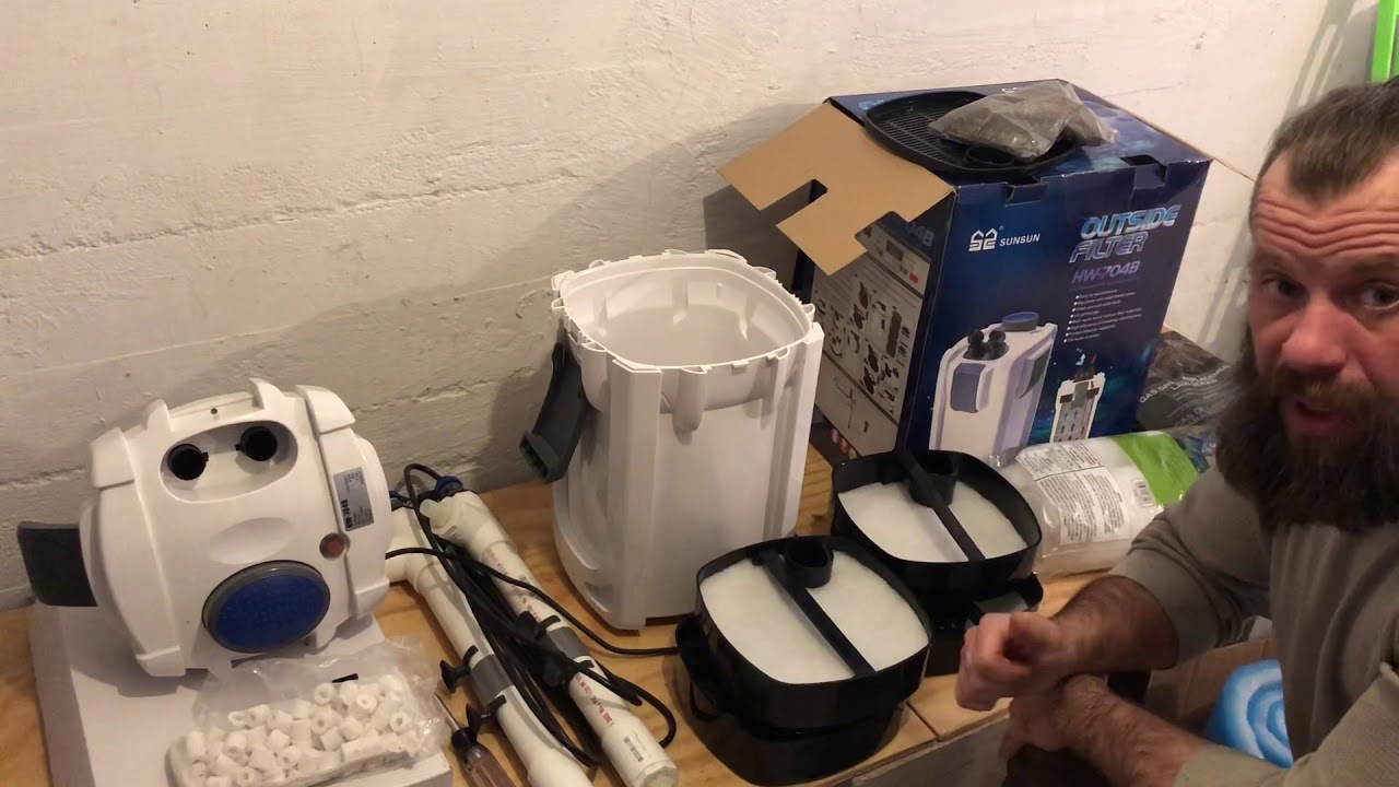 SUNSUN CANISTER FILTER set up.. BUDGET TIPS!