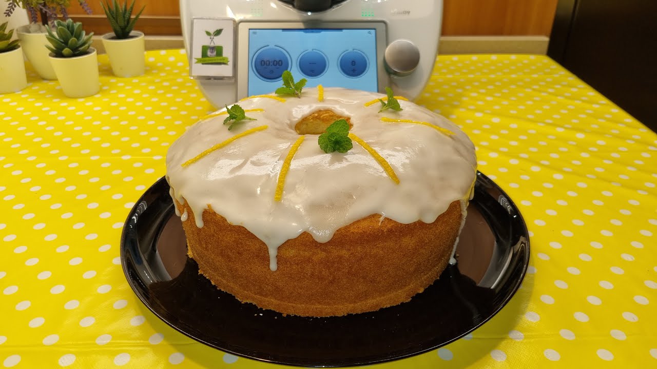 Chiffon cake al limone per bimby TM7 TM6 TM5 TM31 TM21