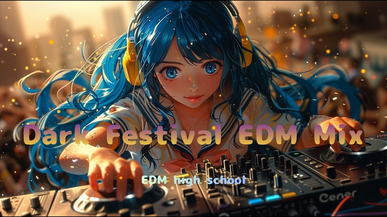Dark Festival EDM Mix | Big Room & Dutch House (Instrumental) – 1 Hour | EDM high school