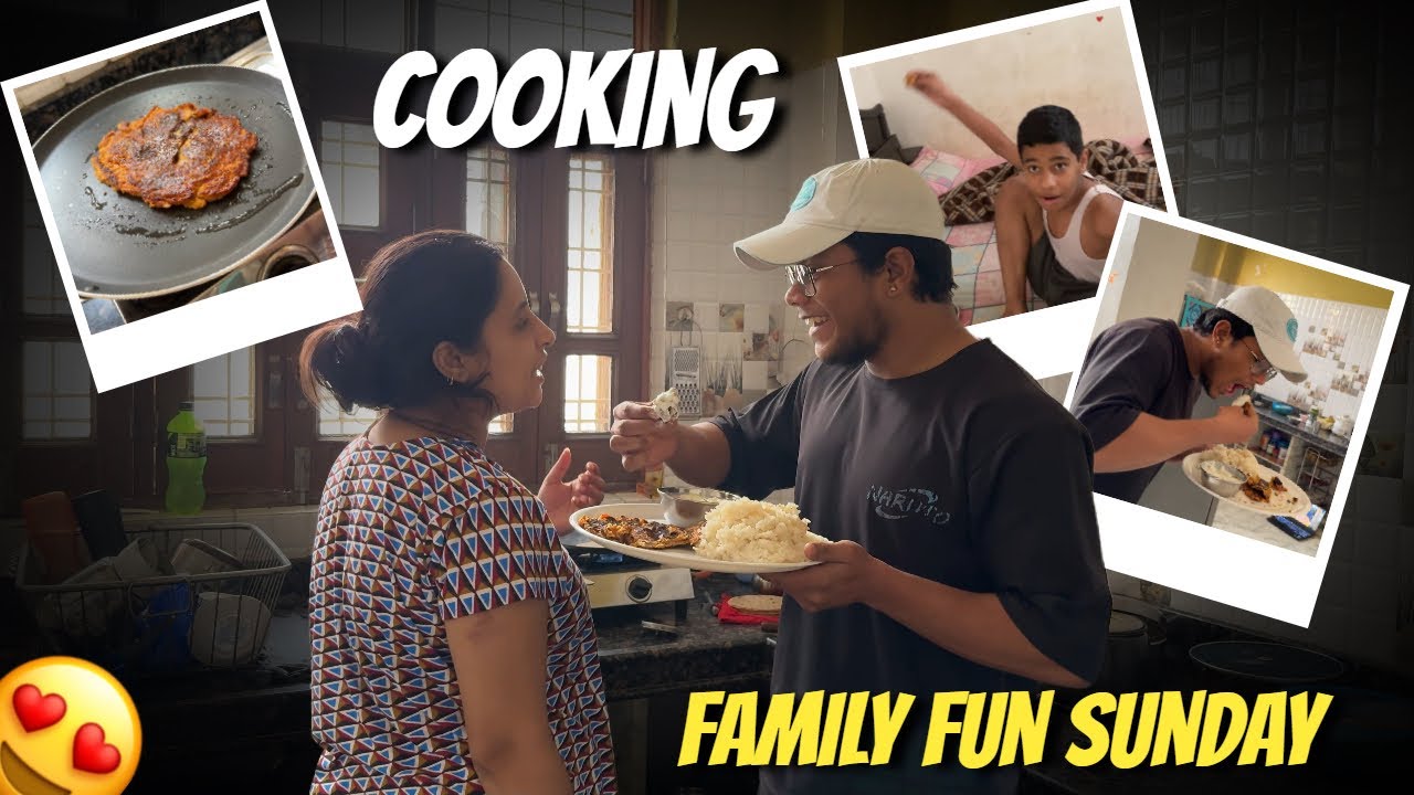 Cooking new dish😍 | family fun Sunday😁 | high protein meal at home💪🏻