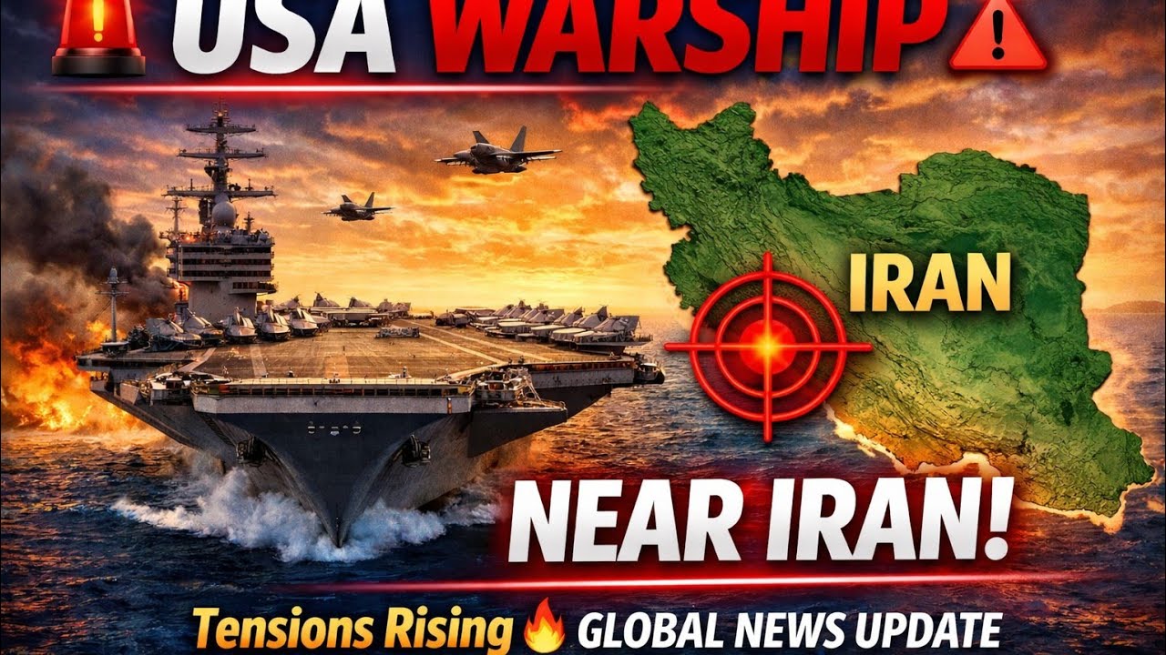 America's Mega WAR SHIP Moves Within Striking distance of IRAN as Tehran Braces for War
