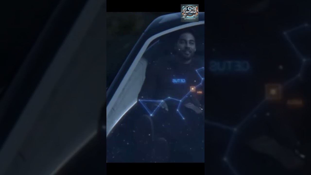 Futuristic Car's Night Drive: AR & Star Map Experience! #qfleetnews #fleetnews #gaming