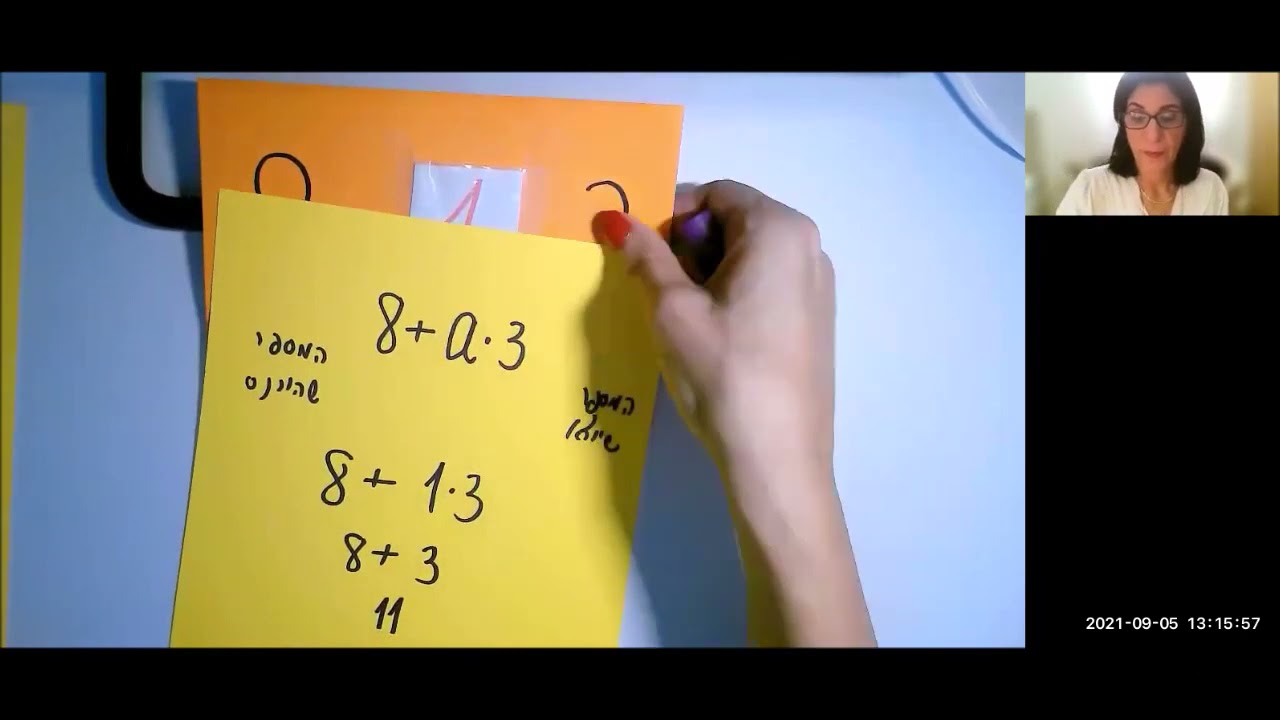 כיתה ז' - המחשה להצבה בביטויים אלגבריים