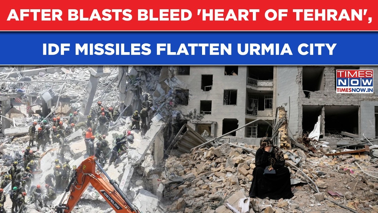 Iran War: After Blasts Bleed 'Heart Of Tehran', IDF Missiles Flatten Urmia City| Scary Aftermath