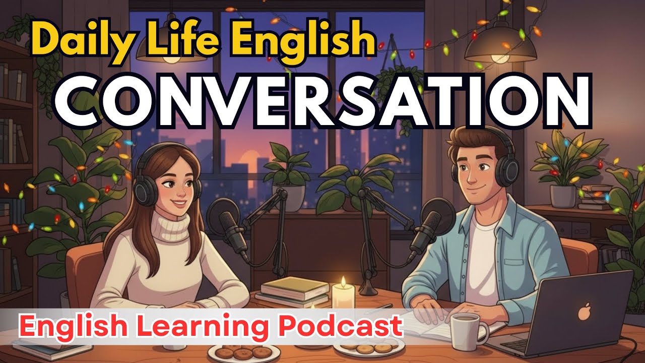 English Real Life Conversation Podcast ✨| Daily Life English Conversation Practice (B1–B2)
