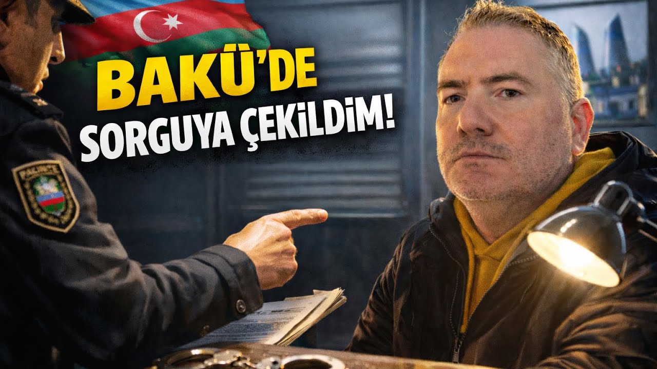 BAKÜ’den dönerken havaalanında SORGU’ya çekildim