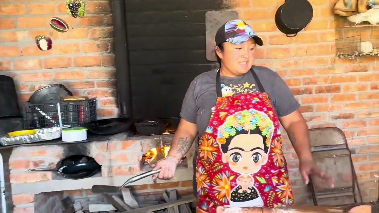 Unas ricas garnachas echas en nuestra chimenea 