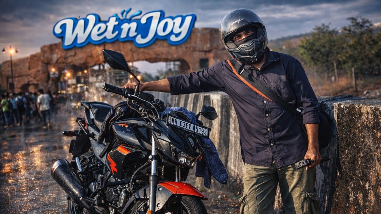 Mumbai to Wet’nJoy Lonavala Bike Ride ..🔥| Hero Xtreme 125R | Marathi-Motovlog // Holi Special...🕺
