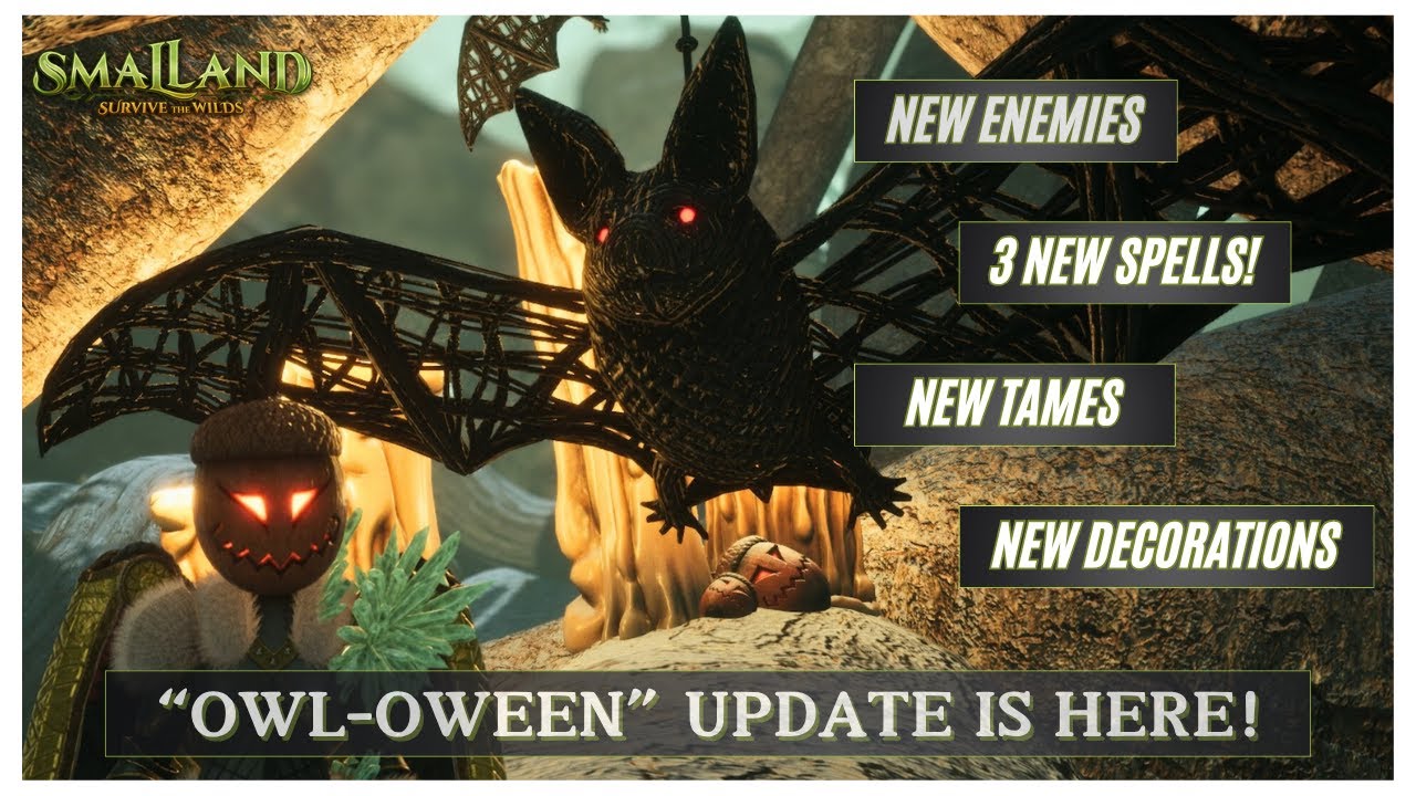 Halloween Update is HERE! Let's Review & Explore it! | Smalland