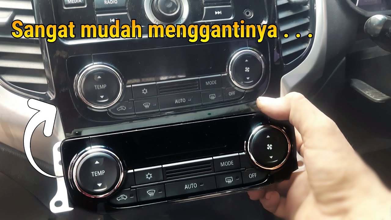 Mudah, cara ganti panel kontrol AC TRITON GLS