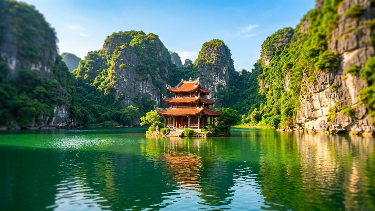 Ninh Binh Vietnam 4K – Magical Boat Ride Through Ancient Caves