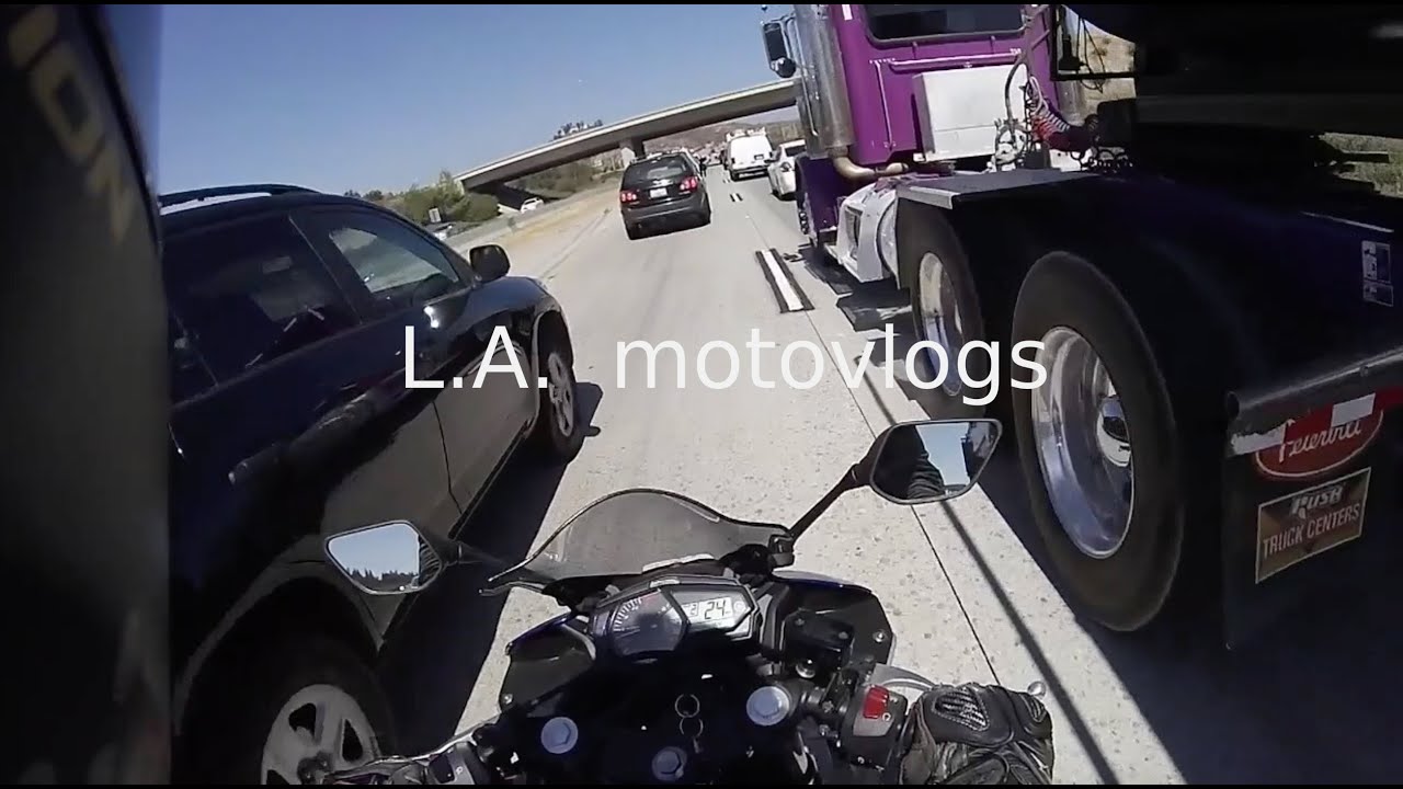How to survive L.A. traffic on a Motorcycle