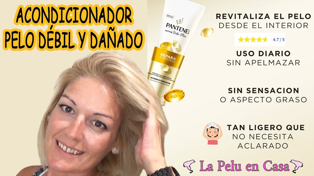 Cómo es el Acondicionador PANTENE Pro V repara y protege cabello DÉBIL y DAÑADO - Probando productos