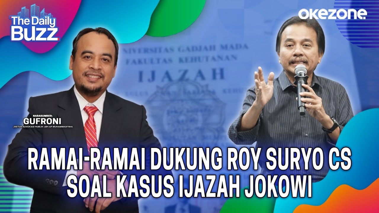 The Daily Buzz: Ramai-ramai Dukung Roy Suryo Cs soal Kasus Ijazah Jokowi | 12/11