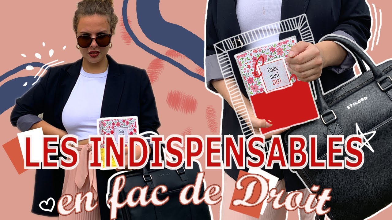 Que faut-il acheter pour la Fac de Droit ?