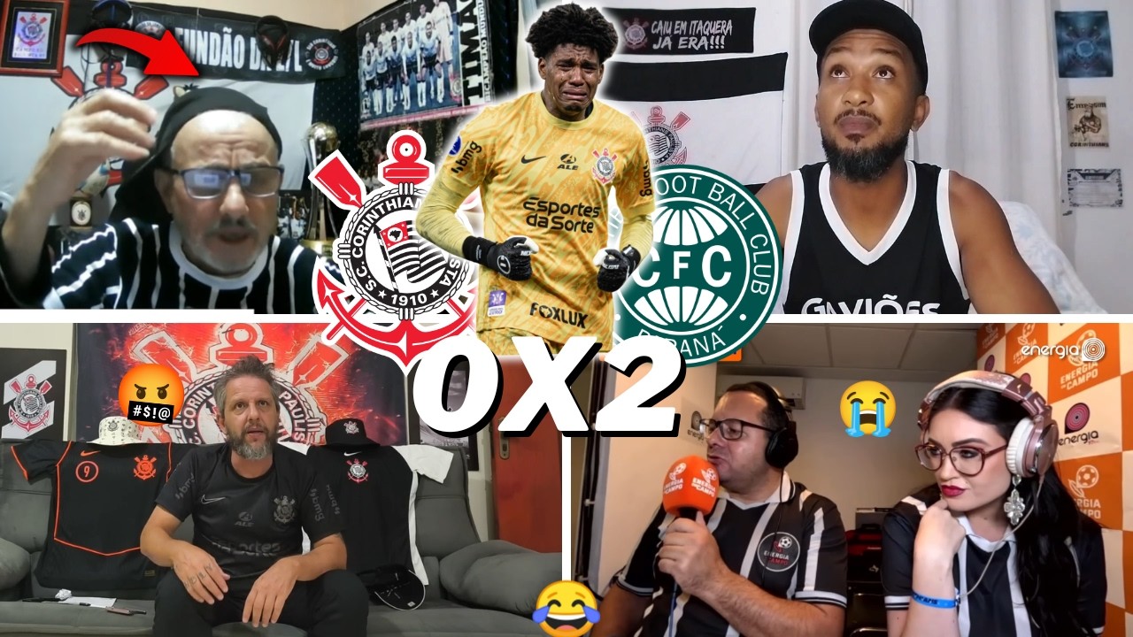 REAÇÕES DOS CORINTHIANOS E TRISTEZA TOTAL | CORINTHIANS 0 X 2 CORITIBA | BRASILEIRÃ0 2026
