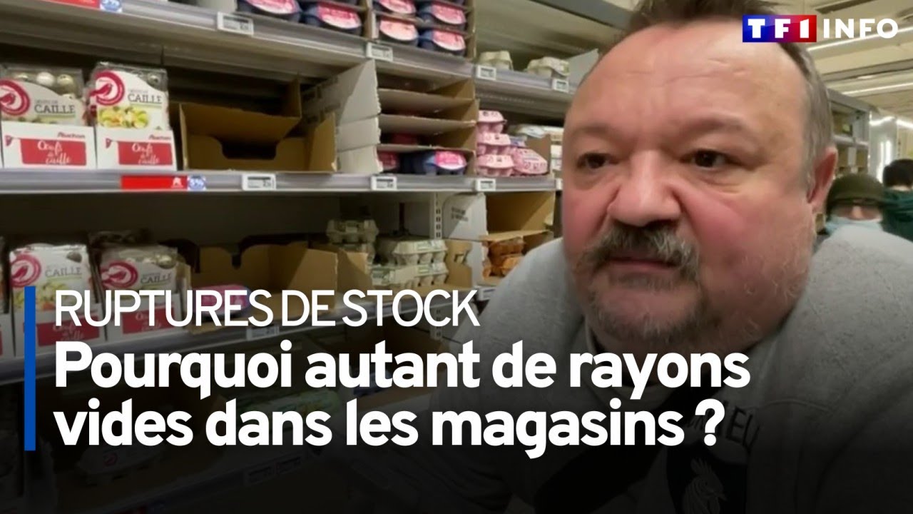 Rayons vides : de plus en plus de ruptures de stocks