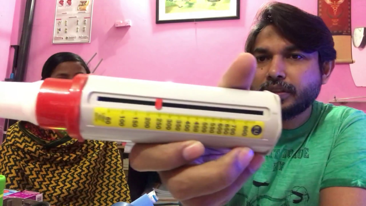 Real Asthma patient Follow up visit after one week in bd