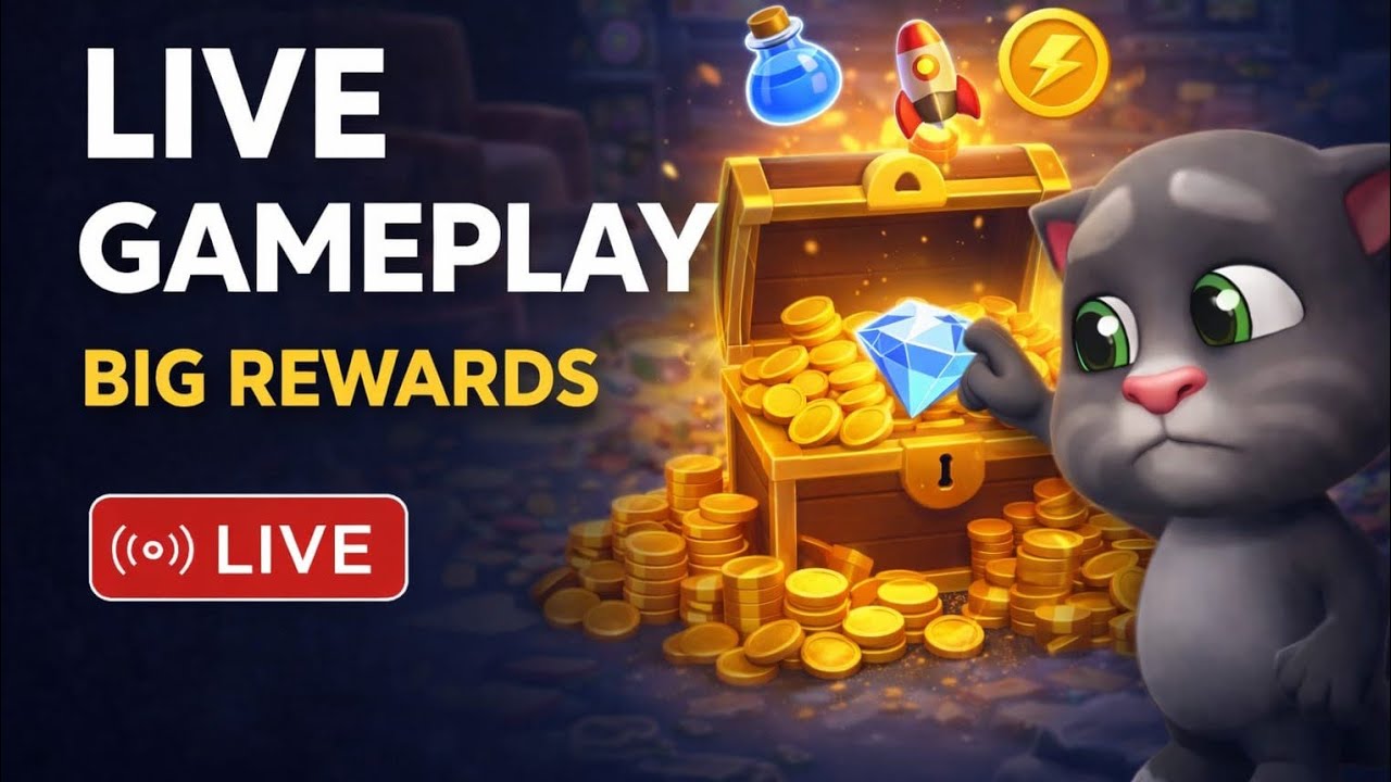 Talking Tom Gameplay Live 
