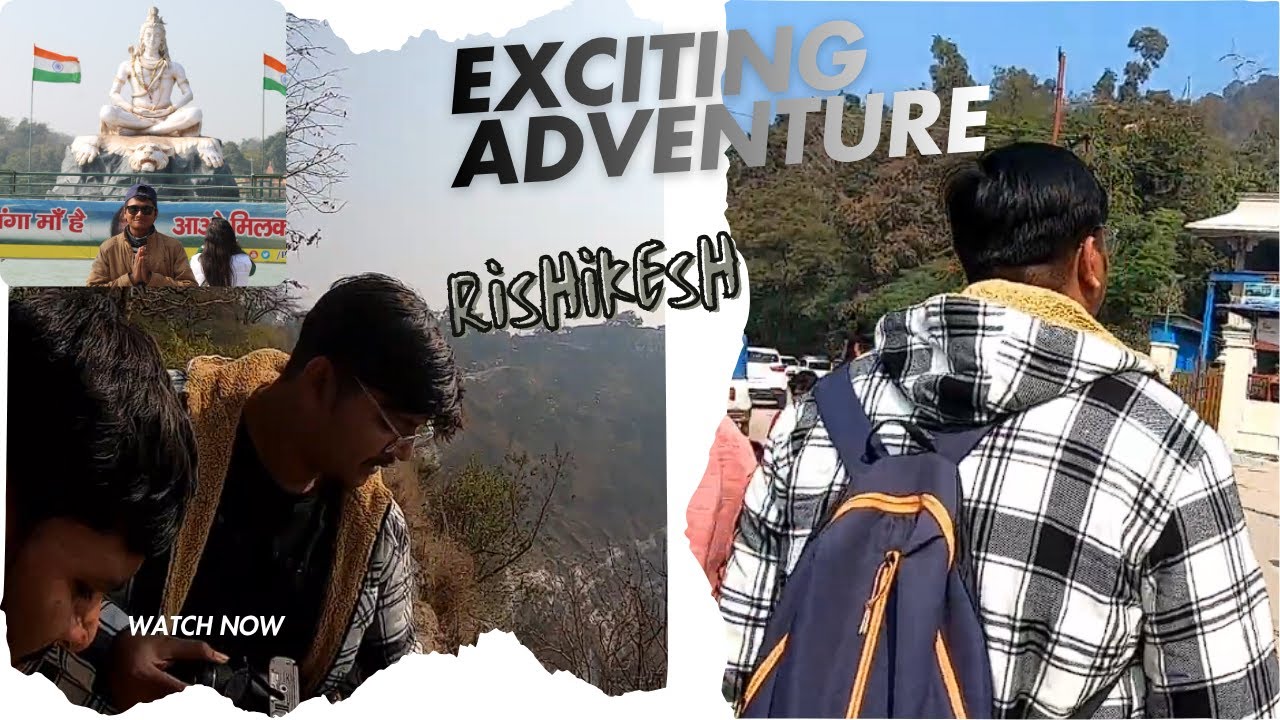 Rishikesh trip doston ke saath asli maza! 🏞️😱😱😱