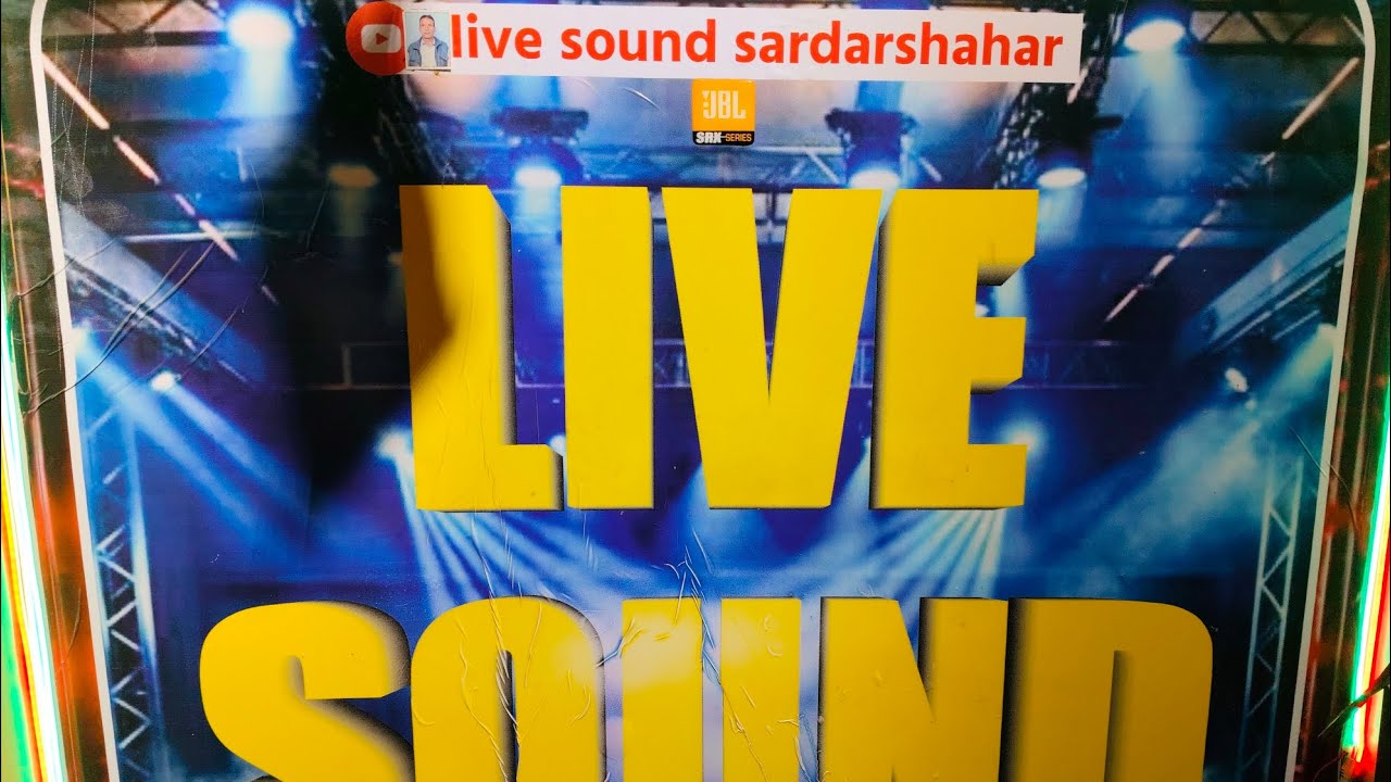 Live sound solution sardarshahar ।। Live amplifier sardarshahar ।। 