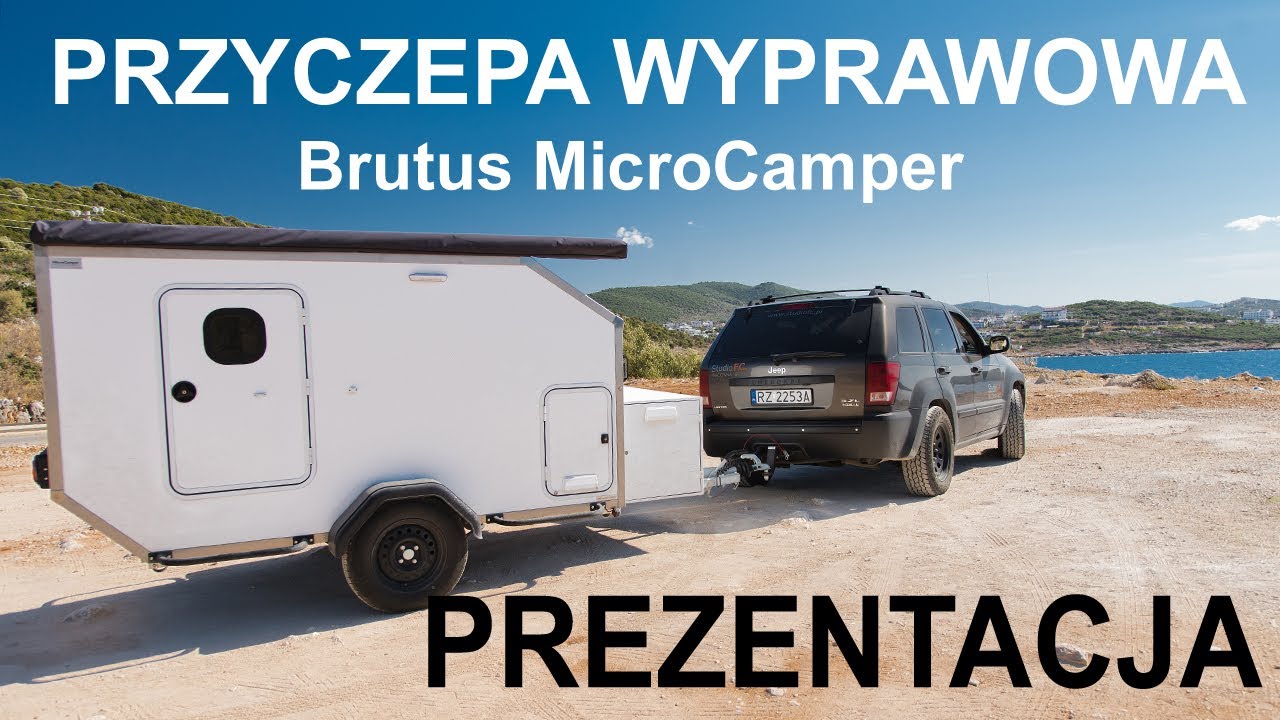 Przyczepa wyprawowa off-road - Teardrop - BRUTUS MicroCamper