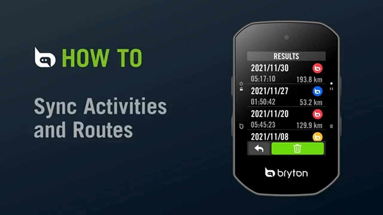 Rider S500 | Third-Party Auto Sync for Activities and Routes