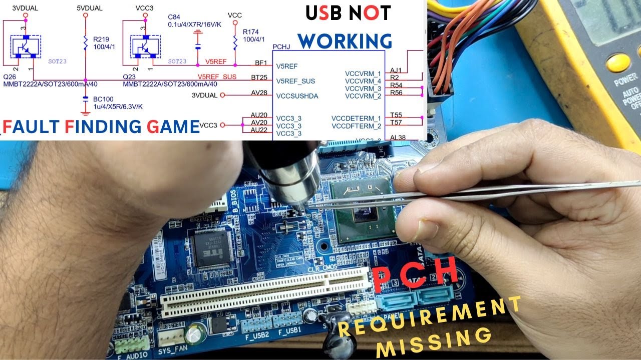 GIGABYTE H61M-WW ALL USB DEAD SOLUTION | PCH USB REQUIREMENT | ALL MOTHERBOARD SAME SOLUTION |#ffg
