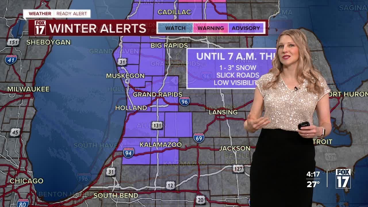 Wednesday PM Forecast: Snow, blowing snow, windy
