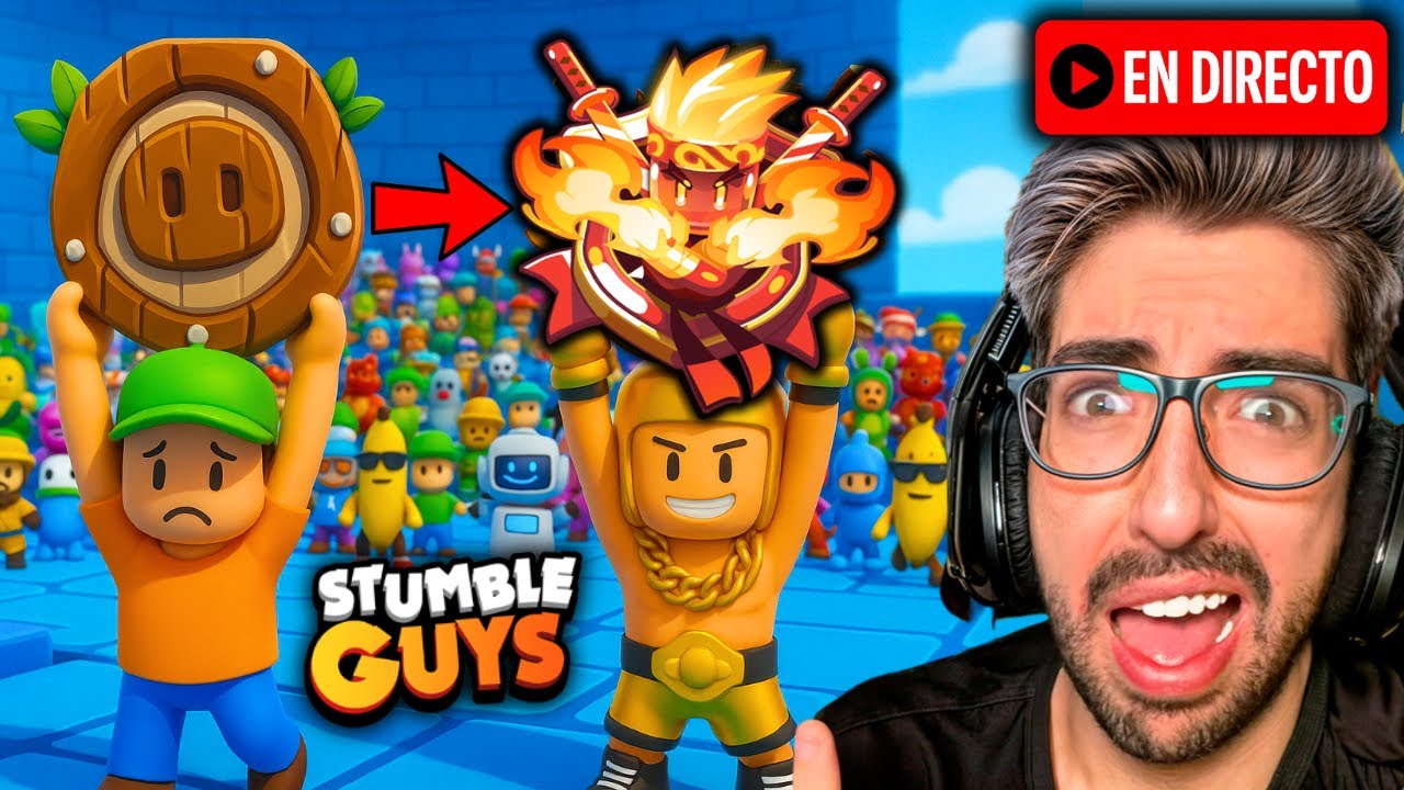 🔥 DE MADERA a CAMPEÓN en STUMBLE GUYS COMPETITIVO [EN DIRECTO]