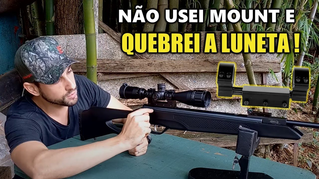 ⚠️Cuidado! Quebrei a luneta por não usar mount de Absorção !