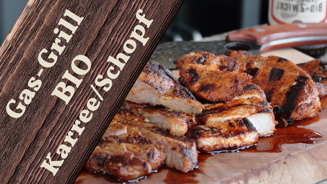 Damit das Fleisch nicht doppelt stirbt: Saftiges Karee oder Schopf vom Gasgrill