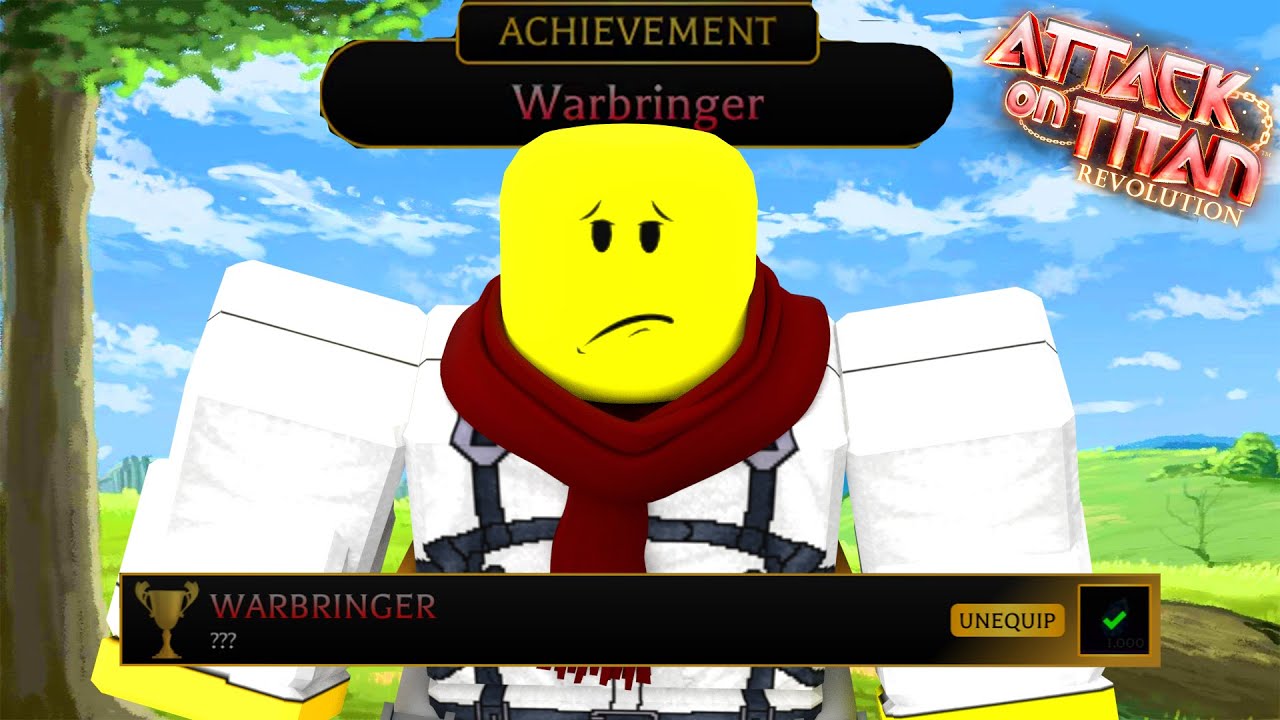 I Completed The Hardest Achievement  | AOT: Revolution