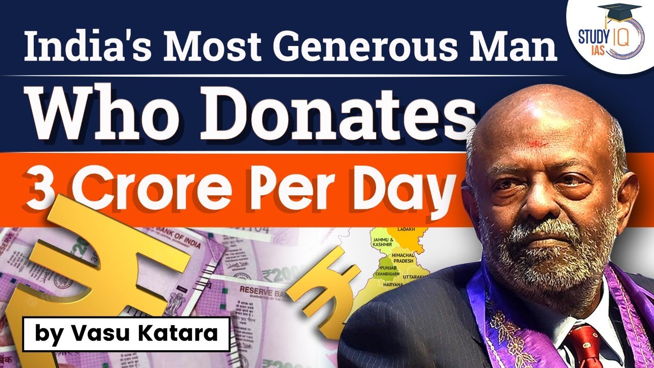 HCL's Shiv Nadar 'India's Most Generous', Donated Rs 3 Cr Per Day | Who Is Shiv Nadar? | StudyIQ IAS