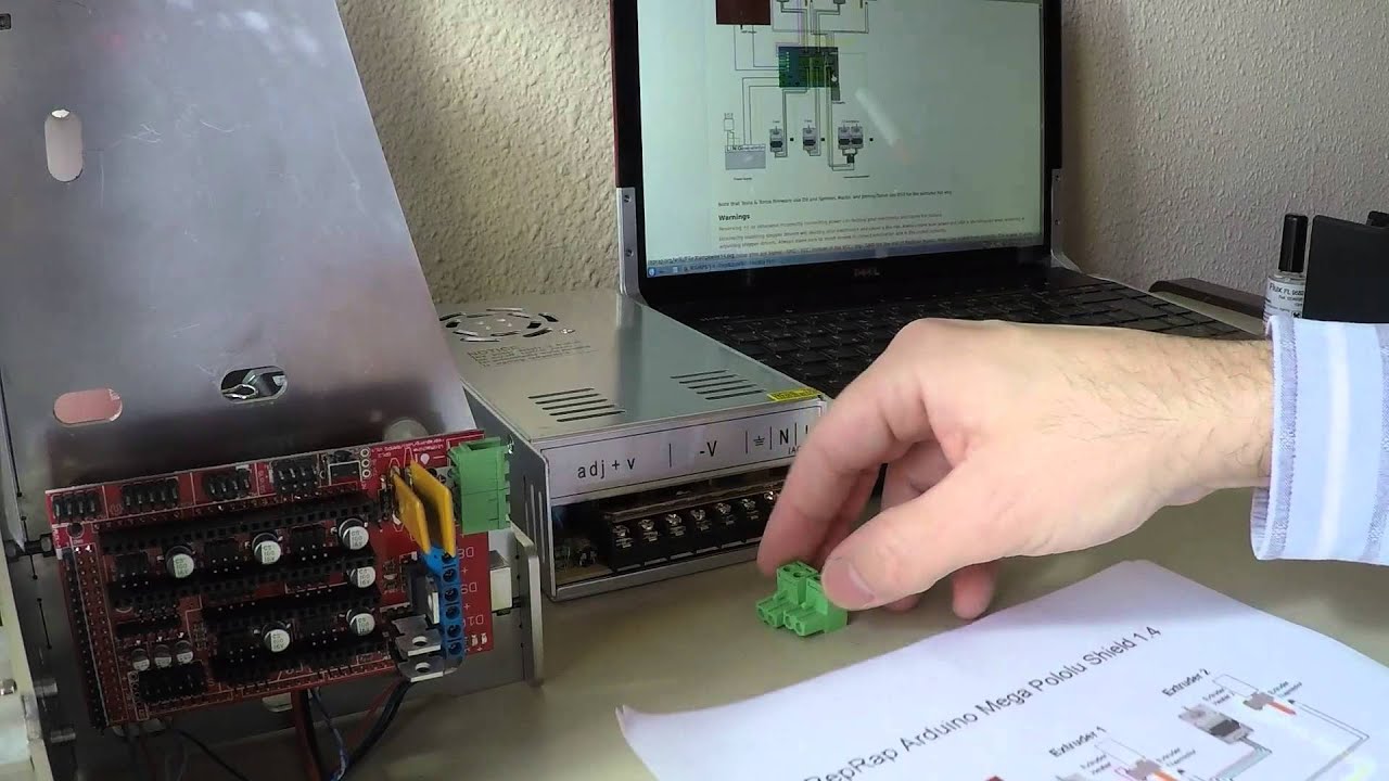 Prusa i3 Steel (P3Steel) - Preparando conectores a RAMPS y conexionado de la PSU (Video 13)