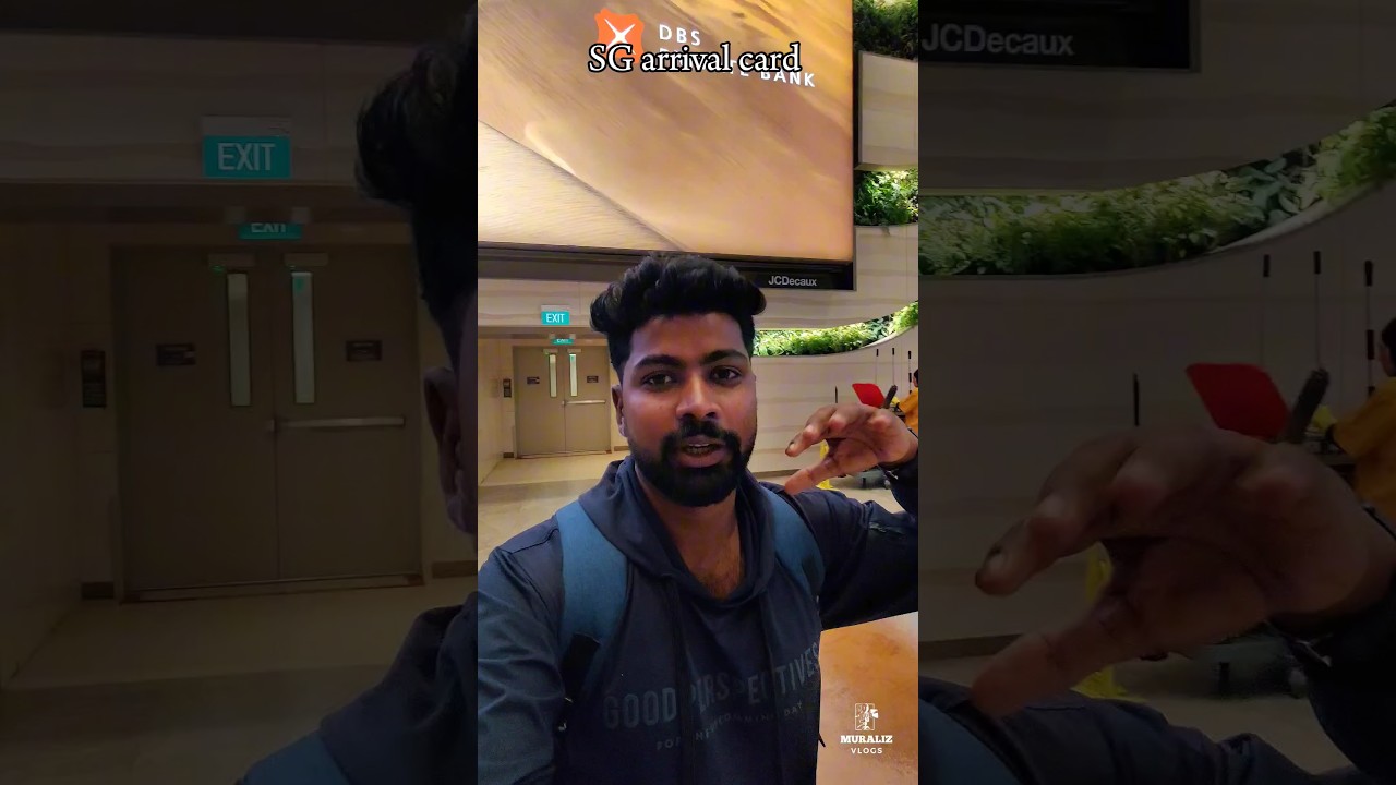 Still need to  apply for the SG Arrival card  ? Singapore 🇸🇬 #singapore #travel #muralizvlogs