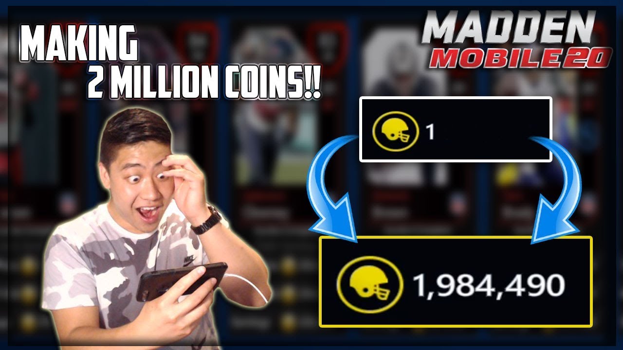 Madden Mobile 20 Making 2 Million Coins In Mins!! (Selling My Bench)