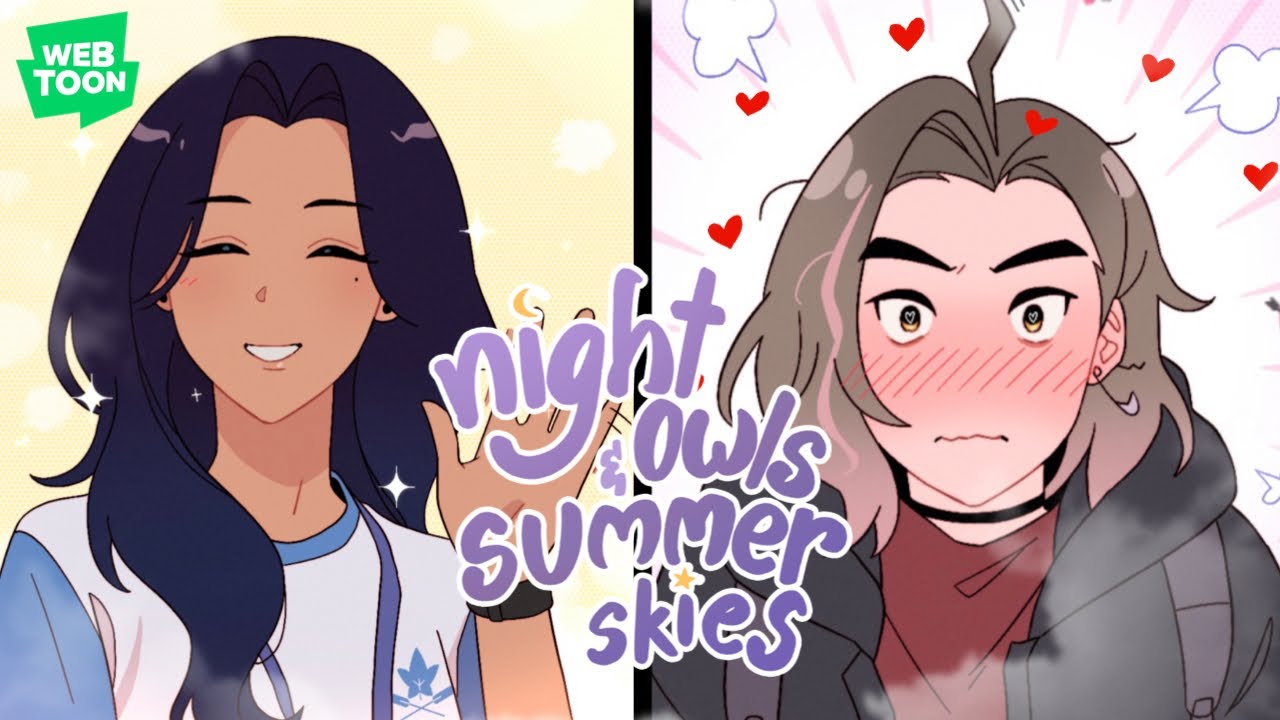 Night Owls and Summer Skies ⌜ Episode 1 ⌟【 WEBTOON DUB 】