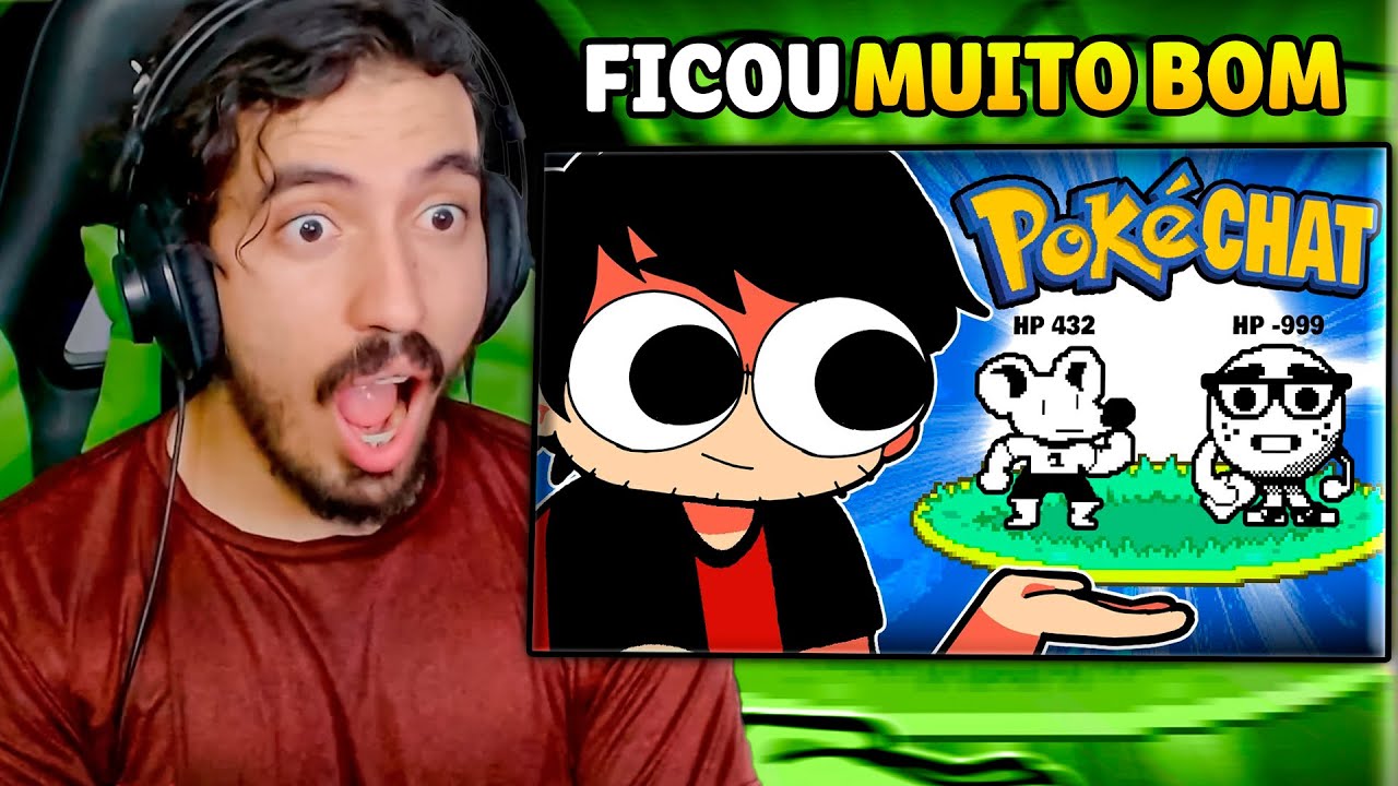 fiz um jogo copiando pokémon só que controlado pelo chat - GEMAPLYS | Leozin React