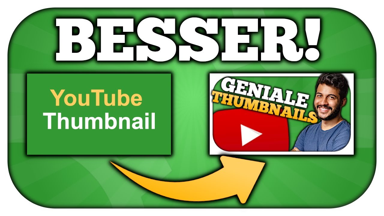 GENIALE YouTube Thumbnails erstellen [einfach]