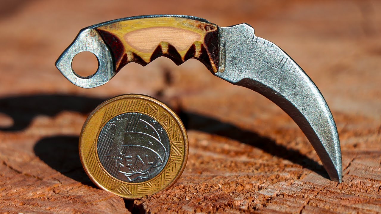 FORJEI a MENOR KARAMBIT do MUNDO